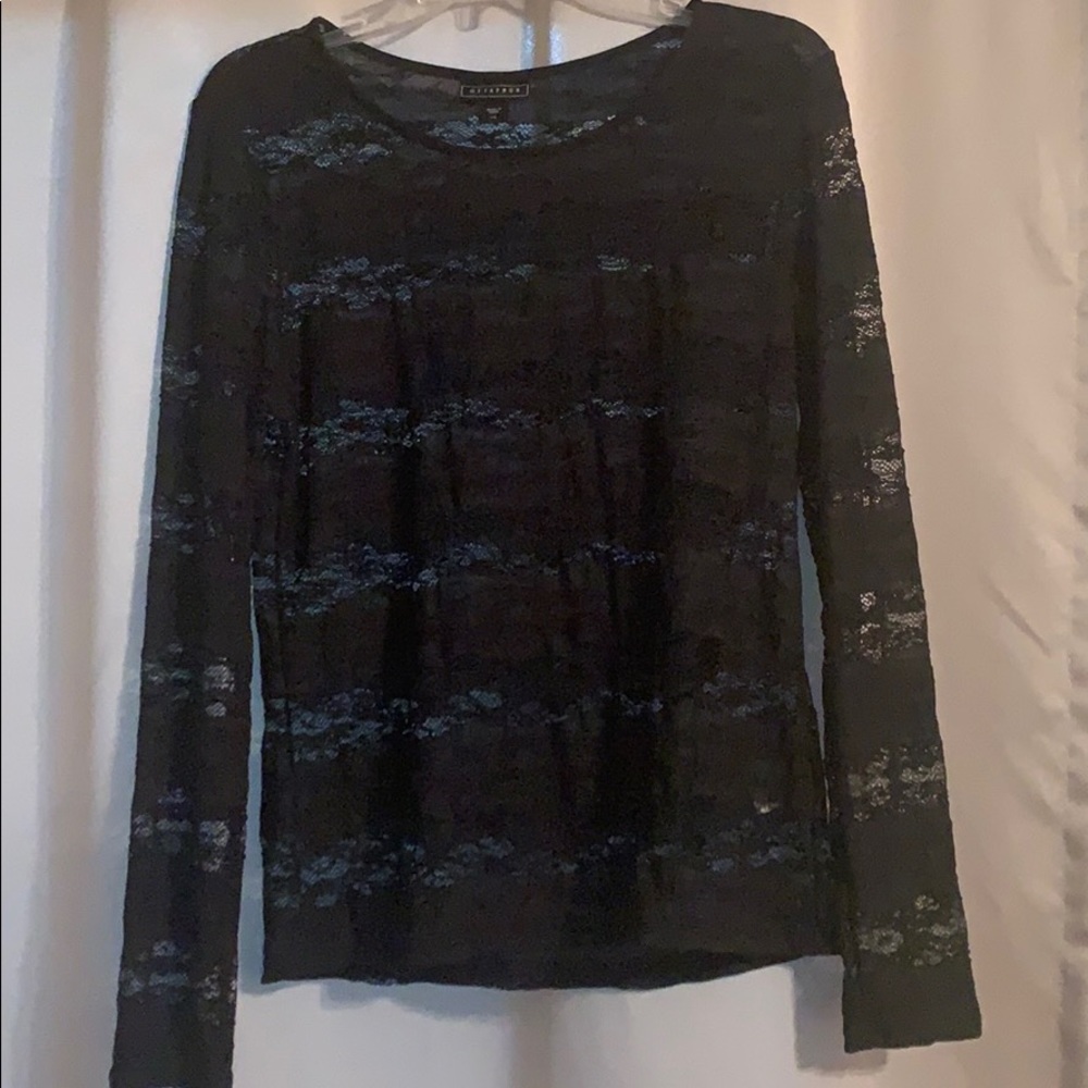 Lace long sleeve top